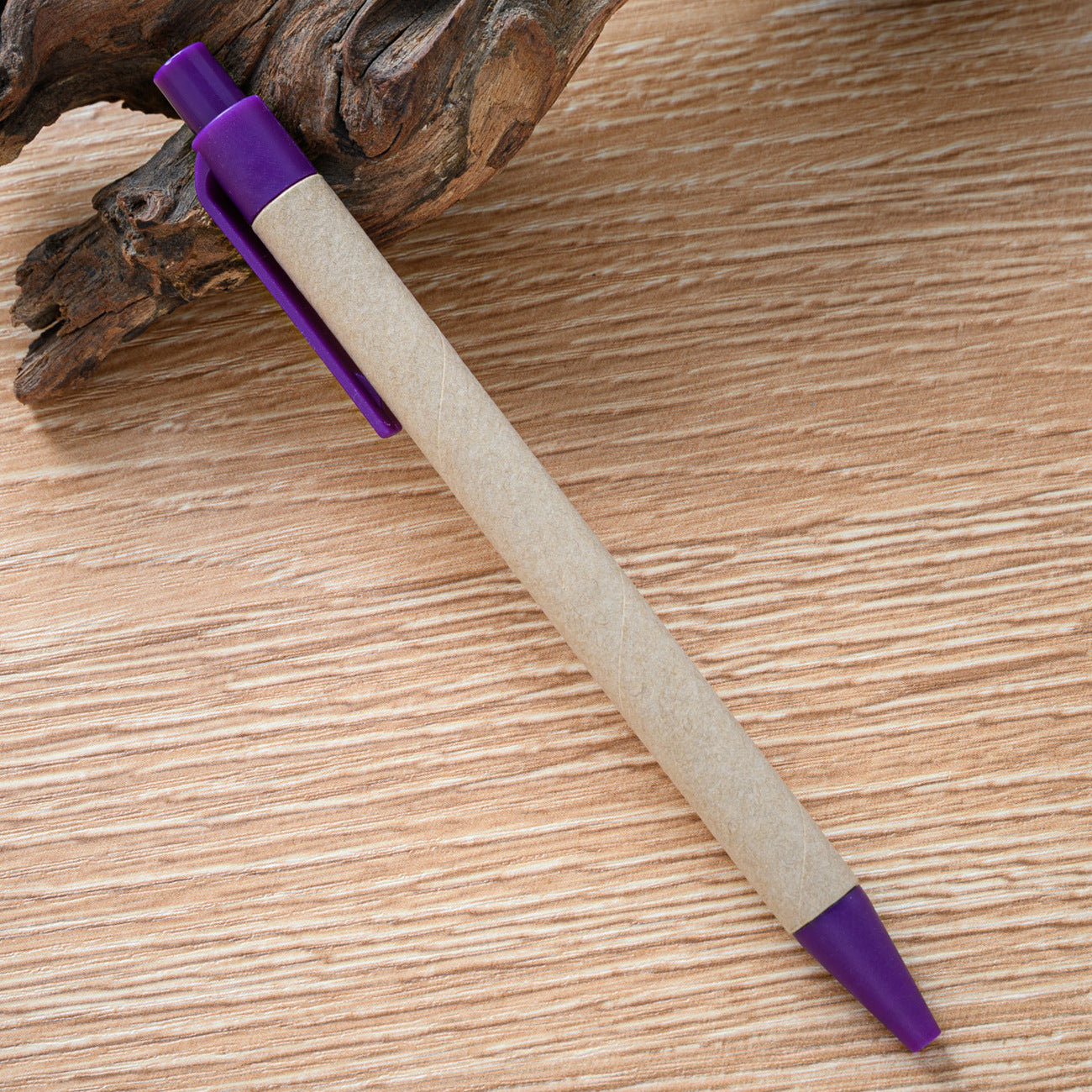 Bolígrafos de plástico de tubo de papel al por mayor